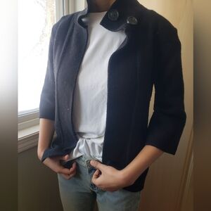 Patagonia Women's Wool Blend Black Cardigan Sweater